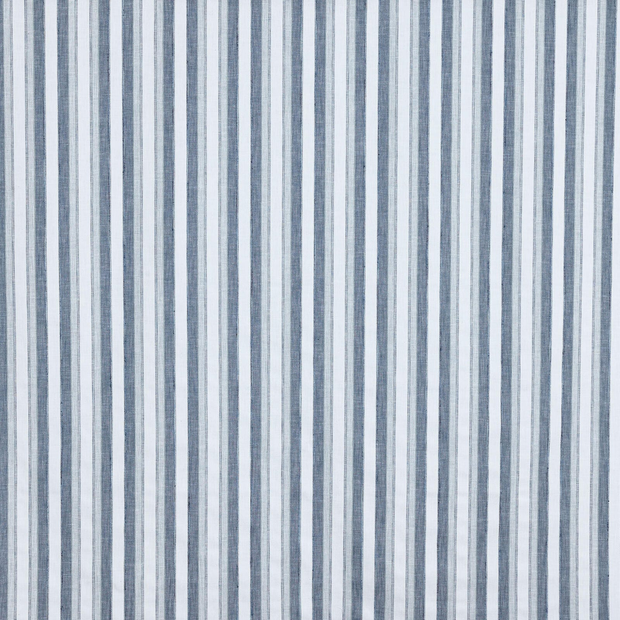 Photo of the fabric Fletcher 4212 703 swatch by Prestigious. Use for Curtains, Upholstery, Accessory. Style of Jacquard, Stripe