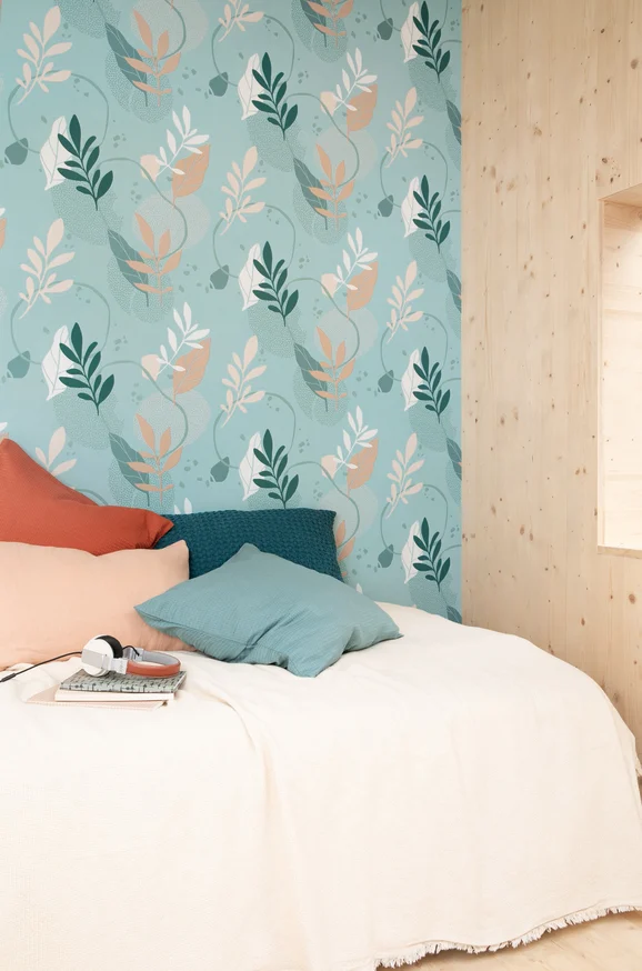 Photo of the fabric Be Yourself Wallpaper 10326 70 63 in situ by James Dunlop. Use for Wall Covering
