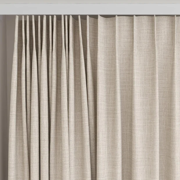 Photo of the fabric Chatham Linen swatch by James Dunlop Essentials. Use for Curtains. Style of Plain, Texture