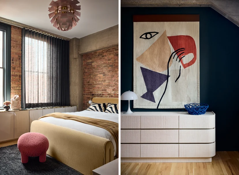 Curtains in Envoy 2 colour Storm by James Dunlop | Photos by Daniel Peter courtesy of Sixtysix magazine