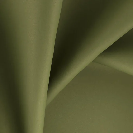 Photo of the fabric Blockbuster Pesto swatch by FR-One. Use for Curtains, Accessory. Style of Dim Out, Plain