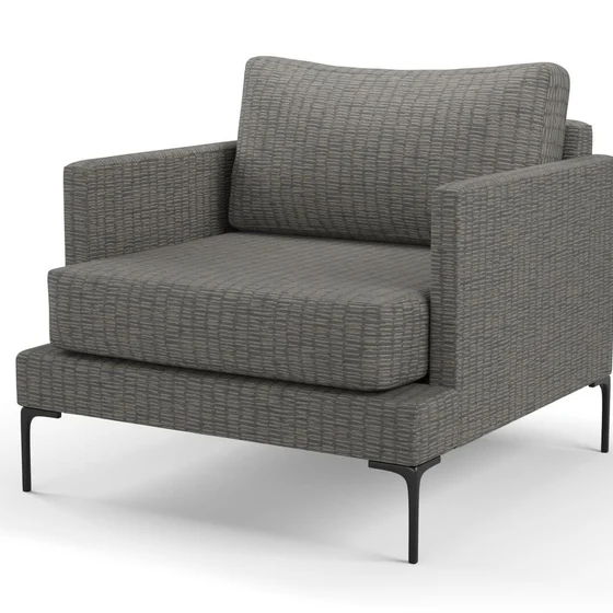 Photo of the fabric Raku Obsidian swatch by Mokum. Use for Upholstery, Accessory. Style of Plain, Texture
