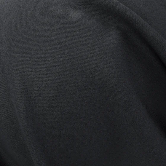 Photo of the fabric South Beach Charcoal swatch by Mokum. Use for Upholstery, Accessory. Style of Plain, Velvet