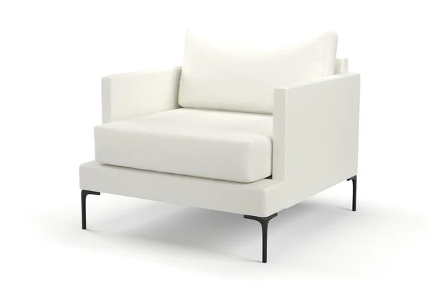Photo of the fabric Pure Whitewash swatch by Mokum. Use for Upholstery, Accessory. Style of Plain, Texture