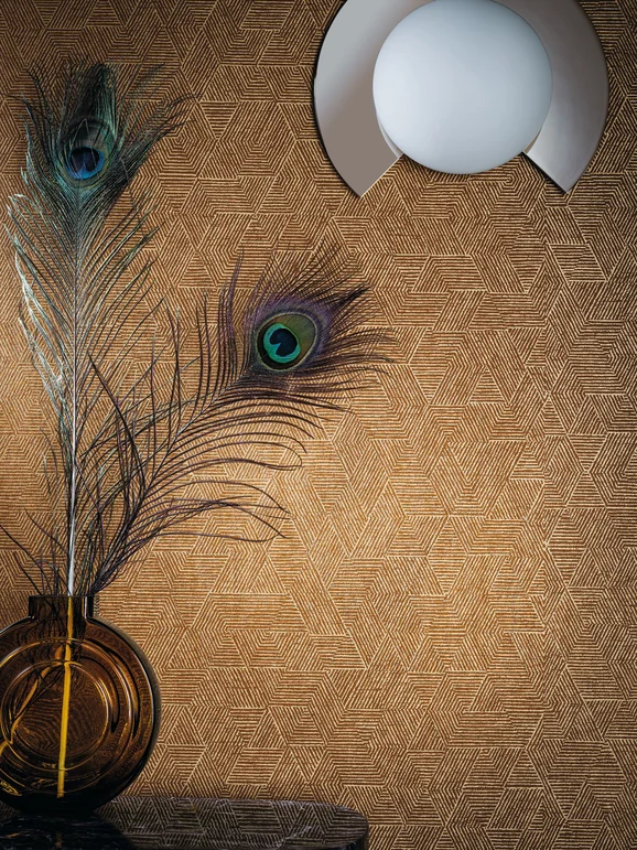 Photo of the fabric Josef Wp 7481 7481 1850 in situ by Casamance. Use for Wall Covering