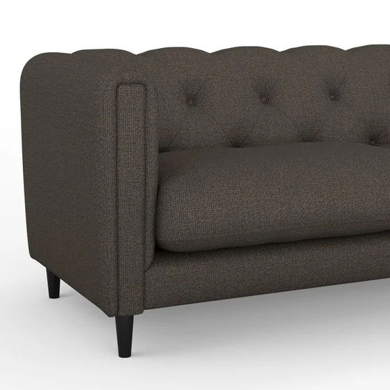 Photo of the fabric Entwine Riverstone swatch by James Dunlop. Use for Upholstery, Accessory. Style of Plain, Texture