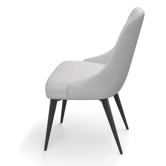 Photo of the fabric Exceed Silver swatch by James Dunlop FibreGuard. Use for Upholstery, Accessory. Style of Plain, Texture