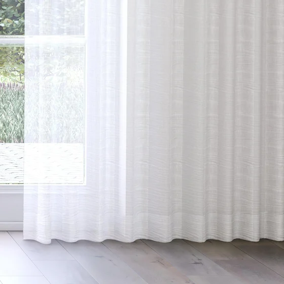 Photo of the fabric Impression Vapour swatch by James Dunlop. Use for Sheer Curtains. Style of Sheer, Stripe