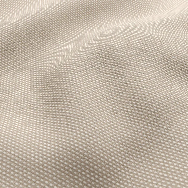 Photo of the fabric Souk Nougat swatch by Mokum. Use for Upholstery, Accessory. Style of Plain, Texture