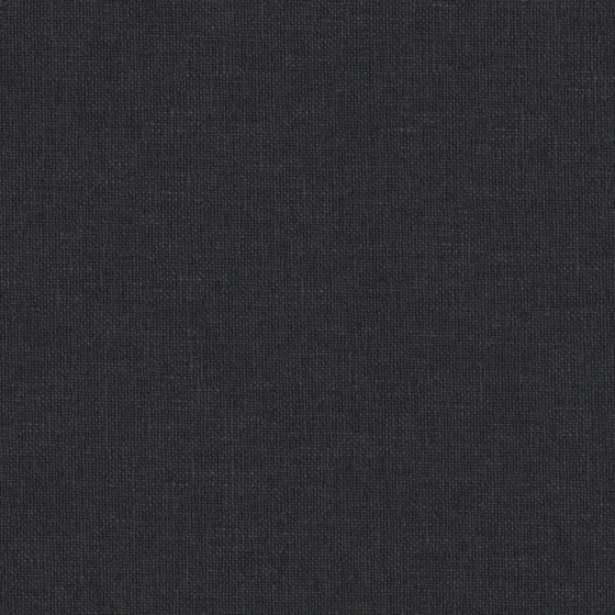 Photo of the fabric Kanvas Ebony swatch by Zepel FibreGuard. Use for Curtains, Upholstery, Accessory, Top of Bed. Style of Plain, Taffeta