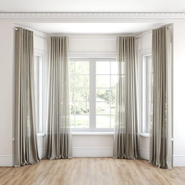 Photo of the fabric Kyoto Pebble swatch by James Dunlop. Use for Curtains. Style of Plain, Texture