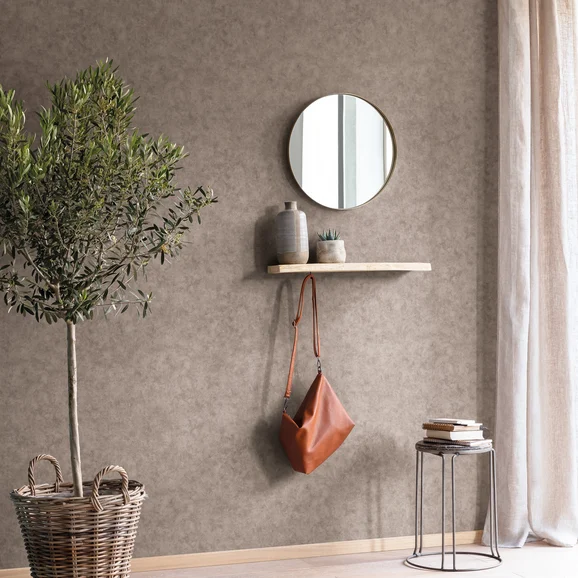 Photo of the fabric Matte Wallpaper 10148 21 50 in situ by James Dunlop. Use for Wall Covering. Style of Plain, Texture