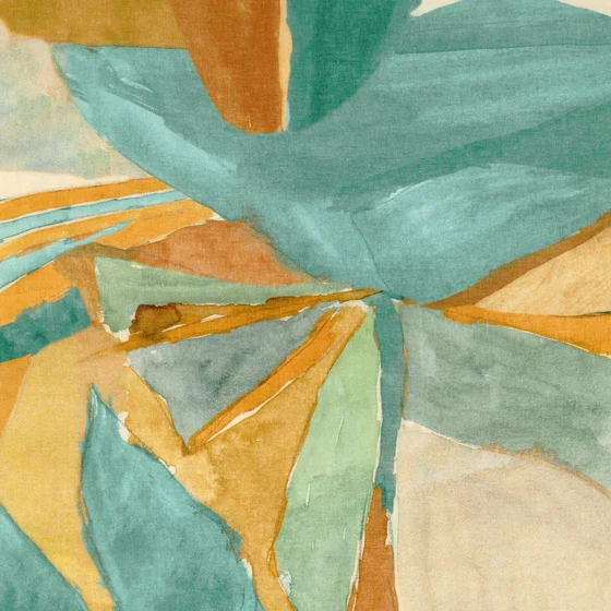 Photo of the fabric Douceur Ardente 1001 0156 swatch by Casamance. Use for Curtains. Style of Floral And Botannical, Print