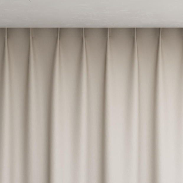 Photo of the fabric Satori Stonewash Blush swatch by Mokum. Use for Curtains, Upholstery Light Duty, Accessory, Top of Bed. Style of Plain, Texture
