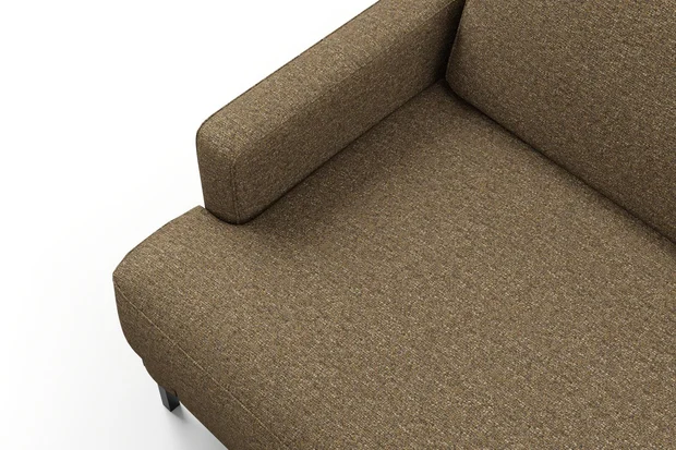 Photo of the fabric Bora Bora Bronze swatch by Mokum FibreGuard. Use for Curtains, Upholstery, Accessory. Style of Plain, Texture