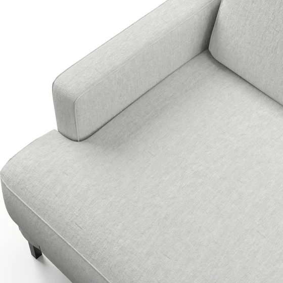 Photo of the fabric Obi Stonewash Duckegg swatch by Mokum. Use for Curtains, Upholstery Light Duty, Accessory, Top of Bed. Style of Plain, Texture