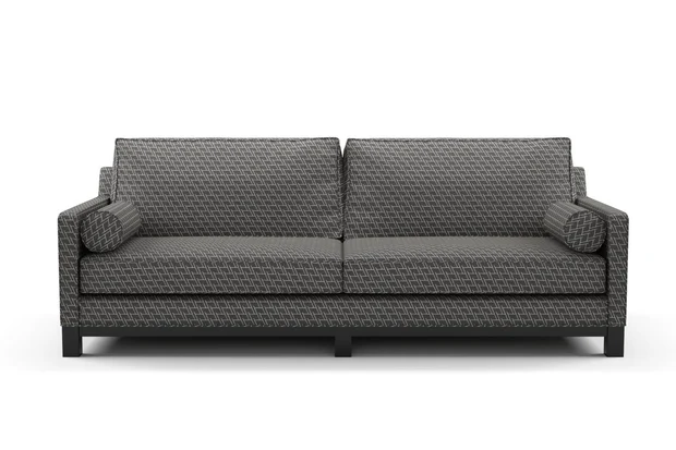 Photo of the fabric Leverett Alexander swatch by James Dunlop. Use for Upholstery, Accessory. Style of Chenille, Geometric