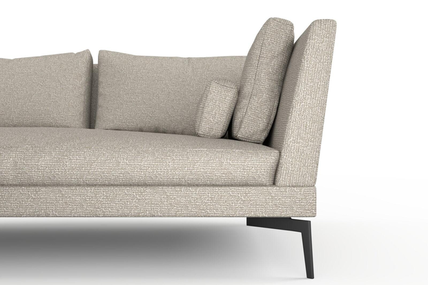 Photo of the fabric Grain Stucco swatch by Mokum. Use for Upholstery, Accessory, Top of Bed. Style of Plain, Texture