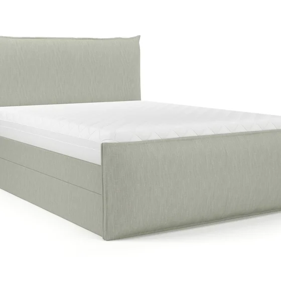 Photo of the fabric Sahel Celadon swatch by Mokum. Use for Upholstery, Accessory. Style of Plain, Texture