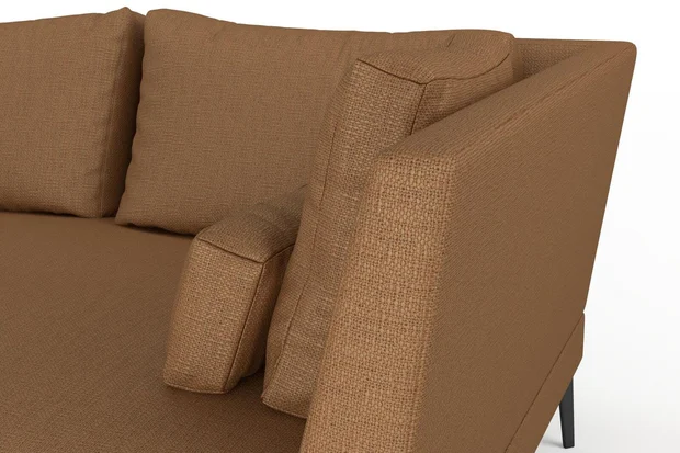 Photo of the fabric Pahi Bronze swatch by Mokum. Use for Upholstery, Accessory. Style of Plain, Taffeta