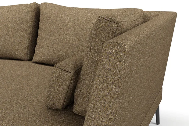 Photo of the fabric Bora Bora Bronze swatch by Mokum FibreGuard. Use for Curtains, Upholstery, Accessory. Style of Plain, Texture