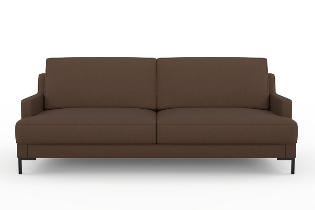 Photo of the fabric Epitome Bronze swatch by Mokum. Use for Upholstery, Accessory. Style of Plain, Taffeta