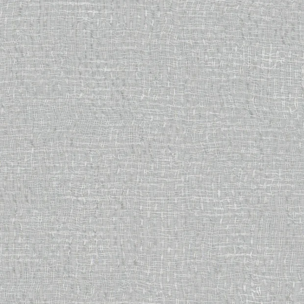 Photo of the fabric Kensho Silver swatch by Mokum. Use for Sheer Curtains. Style of Plain, Sheer