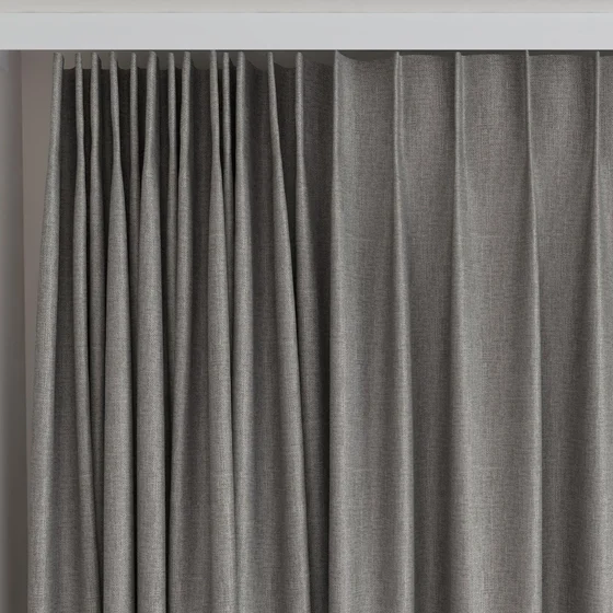 Photo of the fabric Matrix FR Driftwood swatch by James Dunlop Essentials. Use for Curtains. Style of Dim Out, Plain