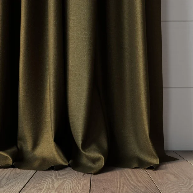 Photo of the fabric Banksia Kombu swatch by James Dunlop. Use for Curtains, Accessory, Top of Bed. Style of Plain, Texture