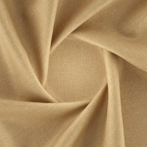 Photo of the fabric Gent Mandarin swatch by Zepel FibreGuard. Use for Curtains, Upholstery, Accessory, Top of Bed. Style of Plain, Texture