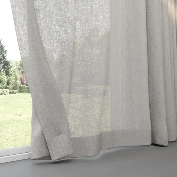 Photo of the fabric Adobe Stone swatch by Mokum. Use for Curtains. Style of Plain, Texture