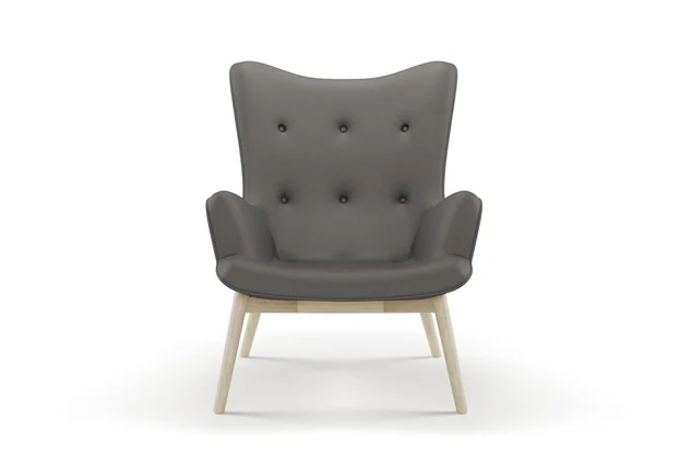 Photo of the fabric Noosa Charcoal swatch by James Dunlop. Use for Upholstery, Accessory. Style of Plain, Texture