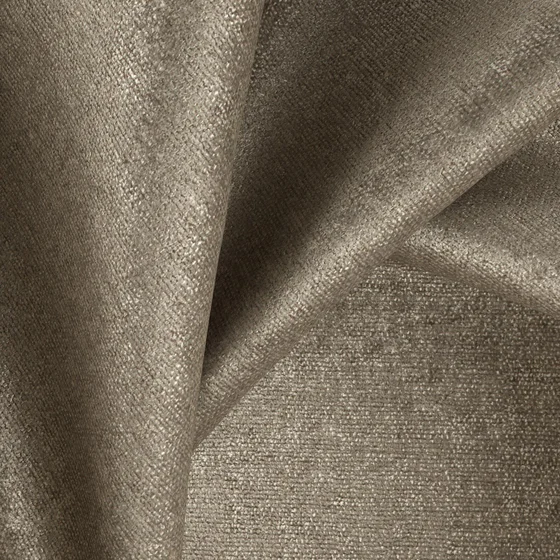 Photo of the fabric Recharge Cedar swatch by Zepel FibreGuard. Use for Curtains, Upholstery, Accessory, Top of Bed. Style of Chenille, Plain