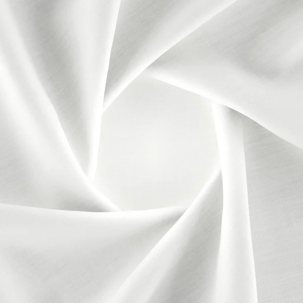 Photo of the fabric Lexicon Snow swatch by FR-One. Use for Curtains, Top of Bed. Style of Plain, Taffeta