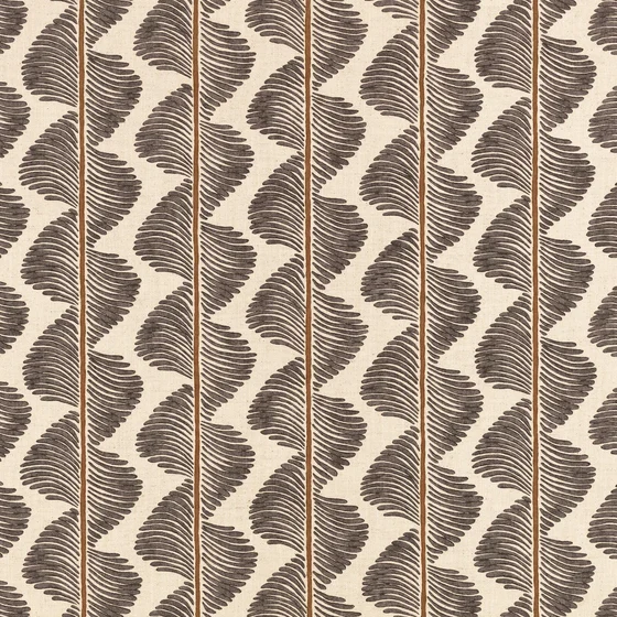 Photo of the fabric Aubin 8062 06 swatch by Romo. Use for Curtains, Upholstery, Accessory. Style of Print, Stripe