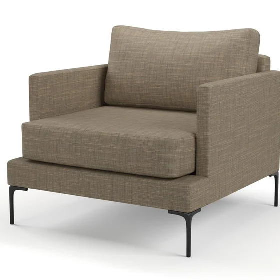 Photo of the fabric Ficus Smoky Quartz swatch by Mokum. Use for Upholstery, Accessory. Style of Plain, Texture