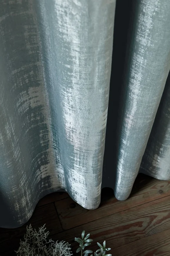 Photo of the fabric Kemi V3256 03 in situ by Villa Nova. Use for Curtains. Style of Plain, Taffeta