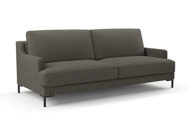 Photo of the fabric Ficus Smoke swatch by Mokum. Use for Upholstery, Accessory. Style of Plain, Texture