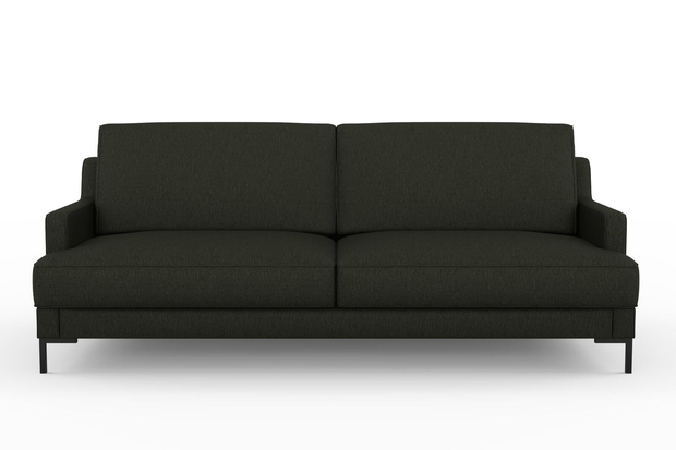 Photo of the fabric Pandanus Moss swatch by Mokum. Use for Upholstery. Style of Plain, Taffeta