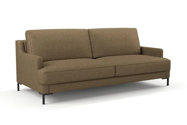 Photo of the fabric Bora Bora Bronze swatch by Mokum FibreGuard. Use for Curtains, Upholstery, Accessory. Style of Plain, Texture