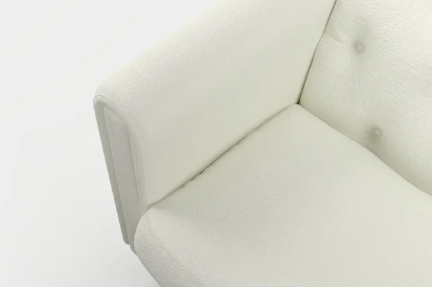 Photo of the fabric Duel Bone swatch by James Dunlop FibreGuard. Use for Upholstery, Accessory. Style of Plain, Texture