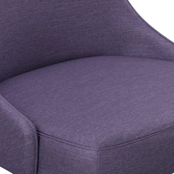 Photo of the fabric Provence Lavender swatch by James Dunlop Essentials. Use for Curtains, Upholstery, Accessory, Top of Bed. Style of Plain, Texture