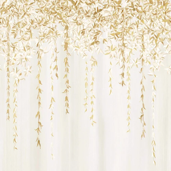 Photo of the fabric Hedera Wpanel 7642 7642 1630 swatch by Casamance. Use for Wall Covering, Wall Panel/Mural. Style of Floral And Botannical, Print