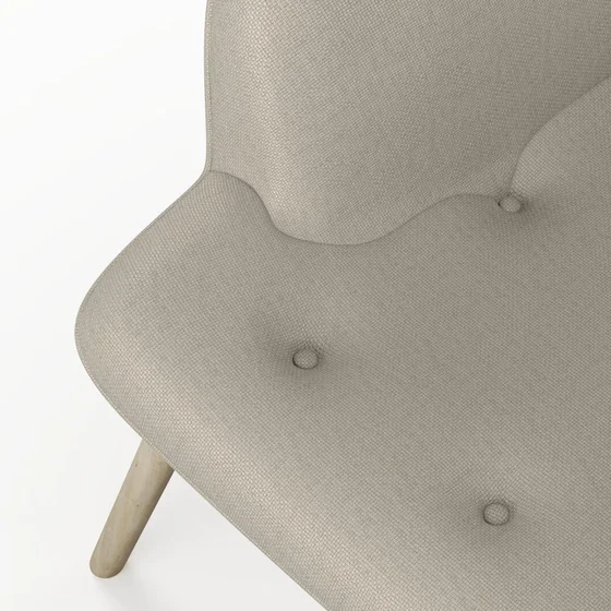 Photo of the fabric Classica Driftwood swatch by James Dunlop. Use for Upholstery, Accessory. Style of Plain, Taffeta
