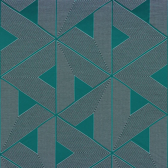 Photo of the fabric Raspail 4391 4391 0318 swatch by Casamance. Use for Curtains, Upholstery, Accessory. Style of Geometric