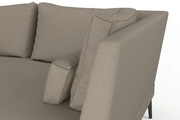 Photo of the fabric Eternal Jute swatch by Mokum. Use for Curtains, Upholstery, Accessory. Style of Plain, Texture
