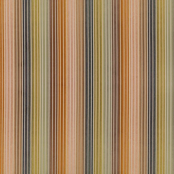 Photo of the fabric Edu 8041 03 swatch by Romo. . Style of Stripe, Velvet