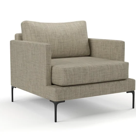 Photo of the fabric Ficus Pepper 851 swatch by Mokum. Use for Upholstery, Accessory. Style of Plain, Texture
