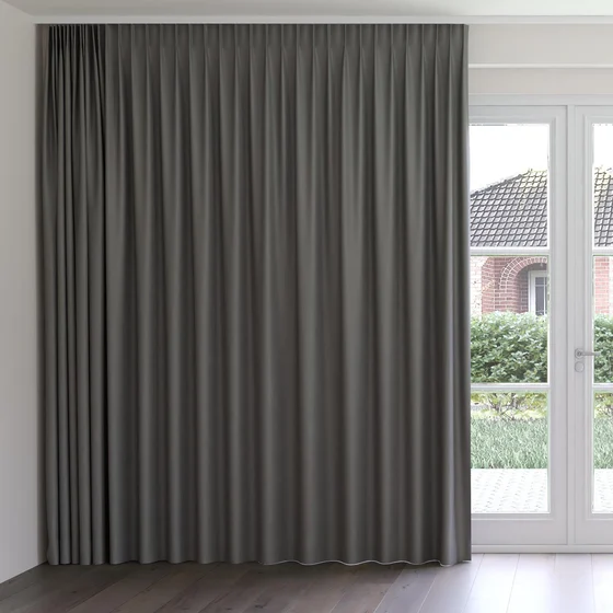 Photo of the fabric Urban Ash swatch by James Dunlop. Use for Curtains, Upholstery, Accessory. Style of Plain, Texture