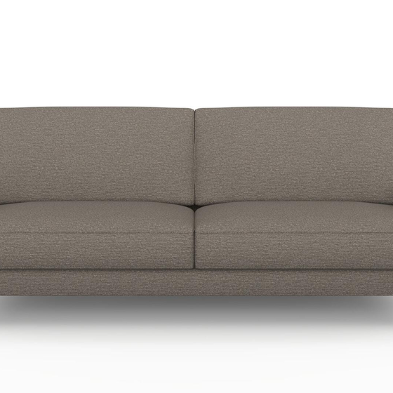 Photo of the fabric Grain Coffee swatch by Mokum. Use for Upholstery, Accessory, Top of Bed. Style of Plain, Texture